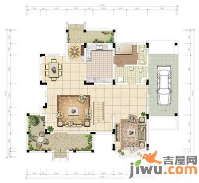 坡岭顿小镇5室2厅5卫375㎡户型图