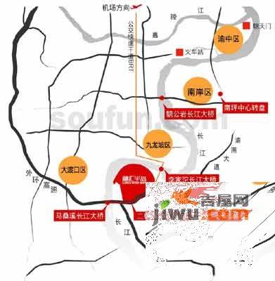 融汇半岛一二期位置交通图图片