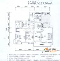 渝能国际幸福成双二期5室2厅2卫185.6㎡户型图