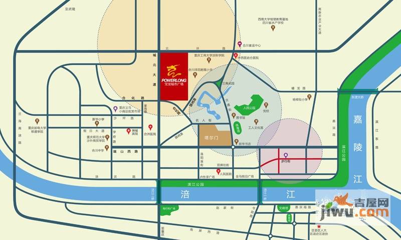 宝龙城市广场位置交通图