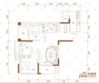 荣润凯旋名城3室2厅1卫92.3㎡户型图
