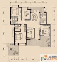 龙湖悠山小筑3室2厅2卫130㎡户型图