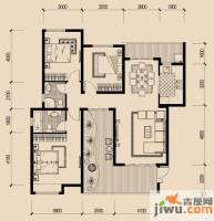 龙湖悠山小筑3室2厅2卫102㎡户型图