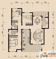 龙湖悠山小筑3室2厅2卫102㎡户型图