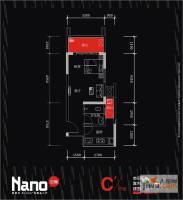 Nano公馆1室0厅1卫30.8㎡户型图
