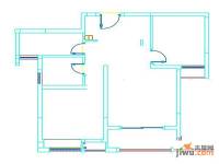 万科金色里程2室1厅1卫90㎡户型图