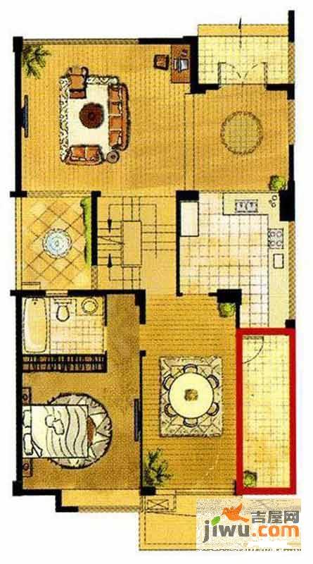 栖园4室2厅4卫268㎡户型图