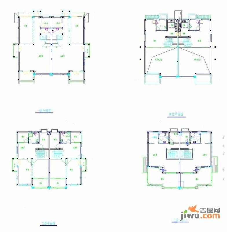 中源阳光城4室2厅2卫254.2㎡户型图