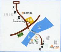 江畔明珠广场位置交通图1