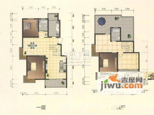 阅城国际花园3室2厅2卫173.9㎡户型图