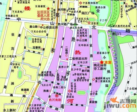 天江姜家园地块位置交通图