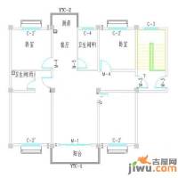 聚贤新城4室2厅2卫127㎡户型图