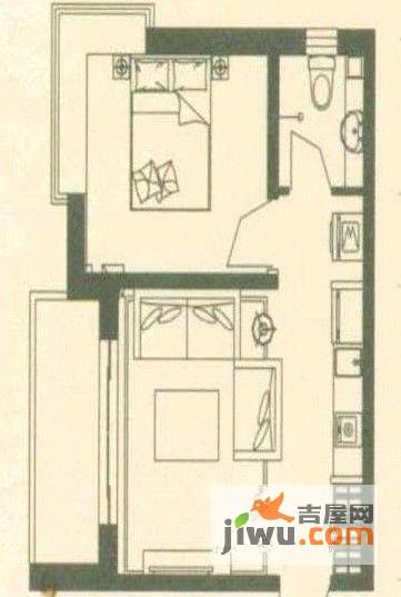 鑫境界1室1厅1卫户型图