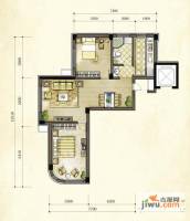大众开世嘉年2室2厅1卫90㎡户型图