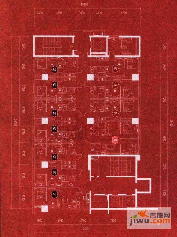 千汇城普通住宅867㎡户型图