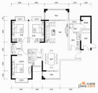 海岸郁金香花园3室2厅2卫143㎡户型图