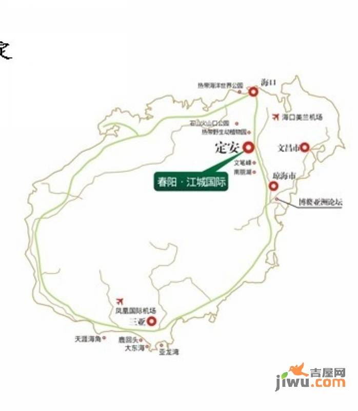 春阳江城国际位置交通图2