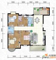 学苑公馆4室2厅2卫156.3㎡户型图