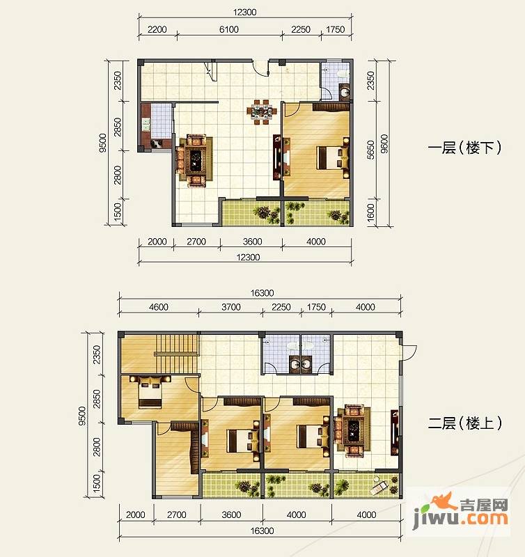 金泰龙天街4室3厅3卫317.4㎡户型图