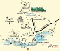 海南金凤凰温泉酒店位置交通图