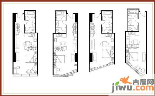 润华国际大厦商铺普通住宅225㎡户型图