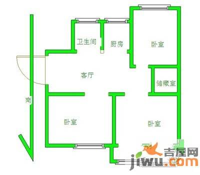 合鑫广场3室2厅2卫141㎡户型图