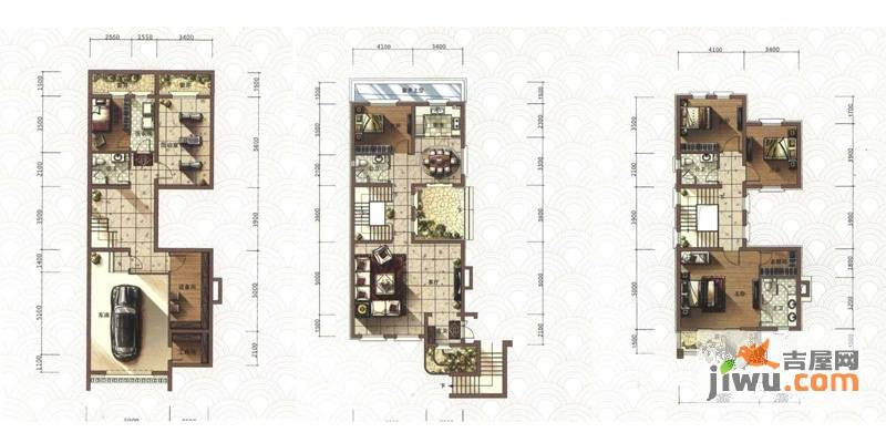 中信森林湖5室2厅2卫217.5㎡户型图