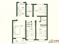 山海逸居3室2厅2卫123.5㎡户型图