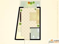 贵府花园1室0厅1卫30.6㎡户型图