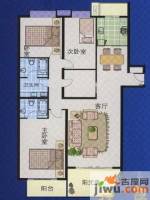 青岛开发区国际贸易中心3室2厅2卫173.5㎡户型图