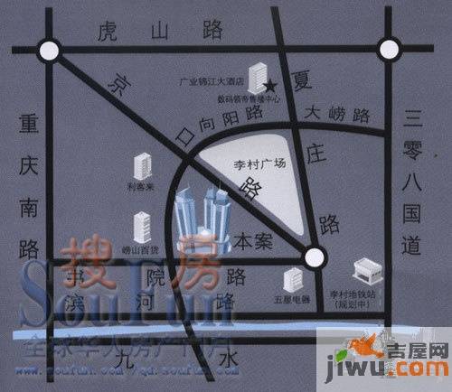 苏宁生活广场位置交通图图片