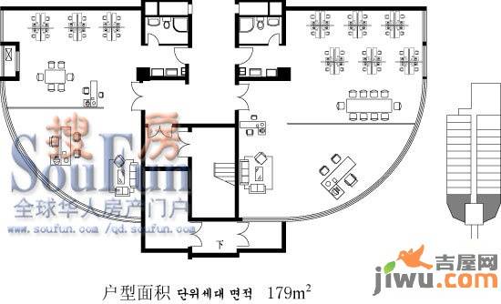 青岛启阳国际普通住宅133㎡户型图