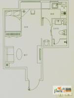 燕归堂1室1厅1卫38.8㎡户型图
