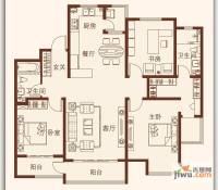 天泰新罗园3室2厅2卫151㎡户型图