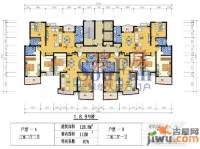 华海现代城3室2厅2卫户型图