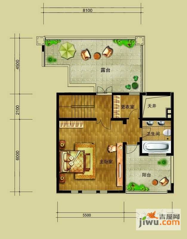 海天四季花城普通住宅266㎡户型图