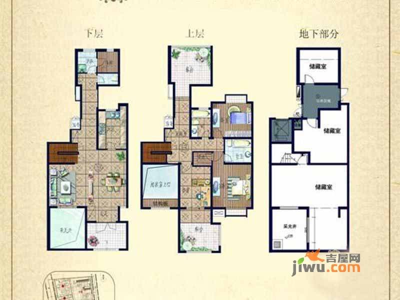 丰奥华府3室3厅2卫232㎡户型图