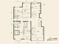 银丰花园4室2厅2卫218㎡户型图