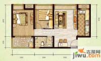 保利花园2室2厅1卫78㎡户型图