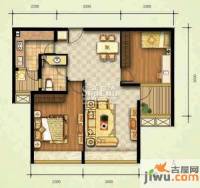 保利花园2室2厅1卫86㎡户型图