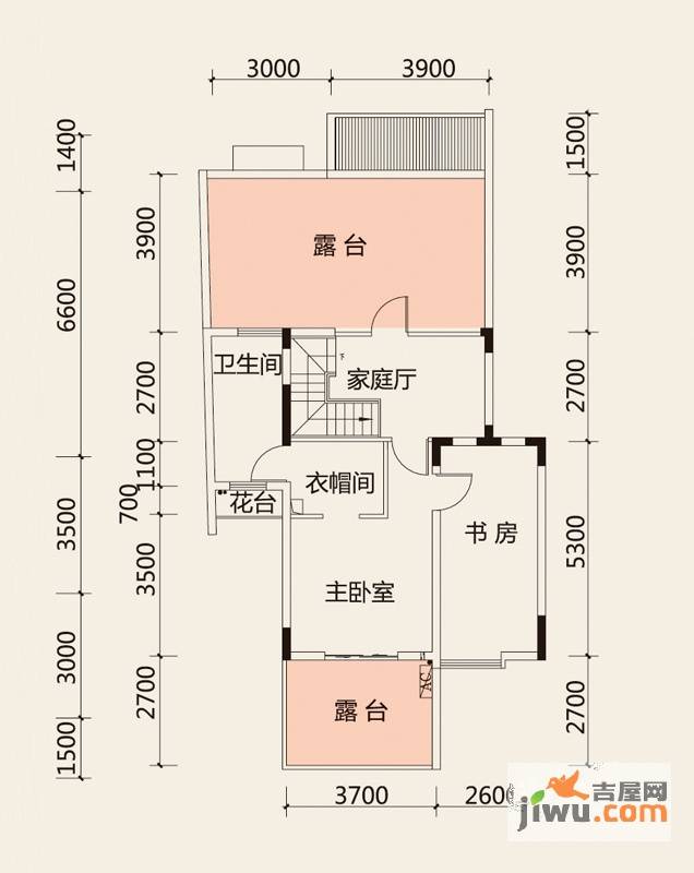 溪山御景4室3厅2卫151.3㎡户型图