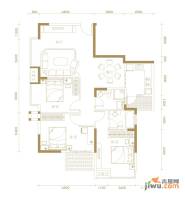 保利国际广场3室2厅2卫118㎡户型图