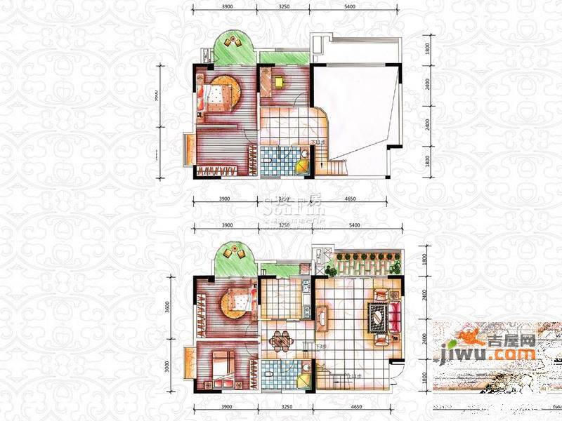 碧园花城4室3厅2卫146㎡户型图