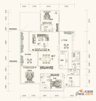 观山湖1号5室2厅4卫218.5㎡户型图