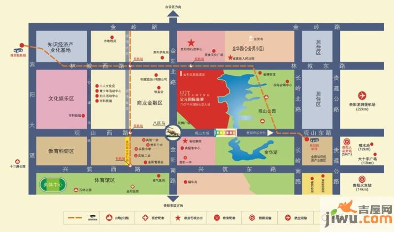 金元国际新城位置交通图图片