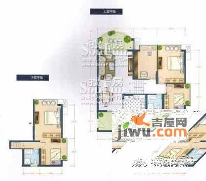 春江滴翠4室2厅2卫154.7㎡户型图