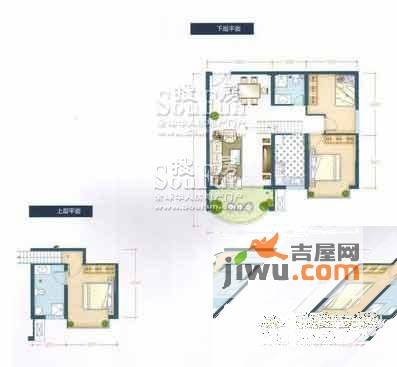 春江滴翠3室2厅2卫115.9㎡户型图