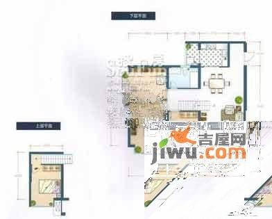 春江滴翠4室2厅1卫129㎡户型图