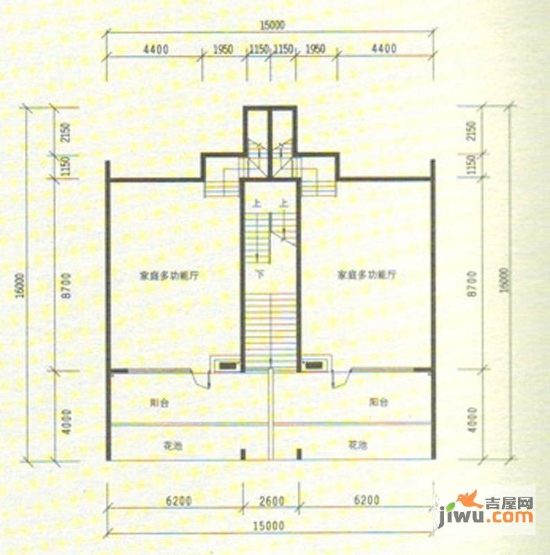 中天世纪新城5室3厅3卫户型图