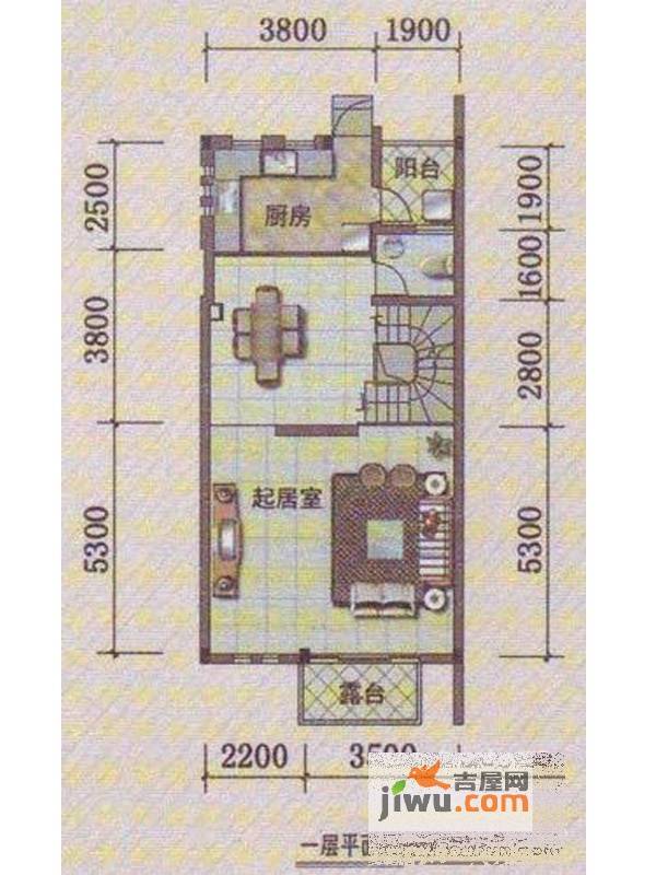 中天花园5室2厅4卫219㎡户型图